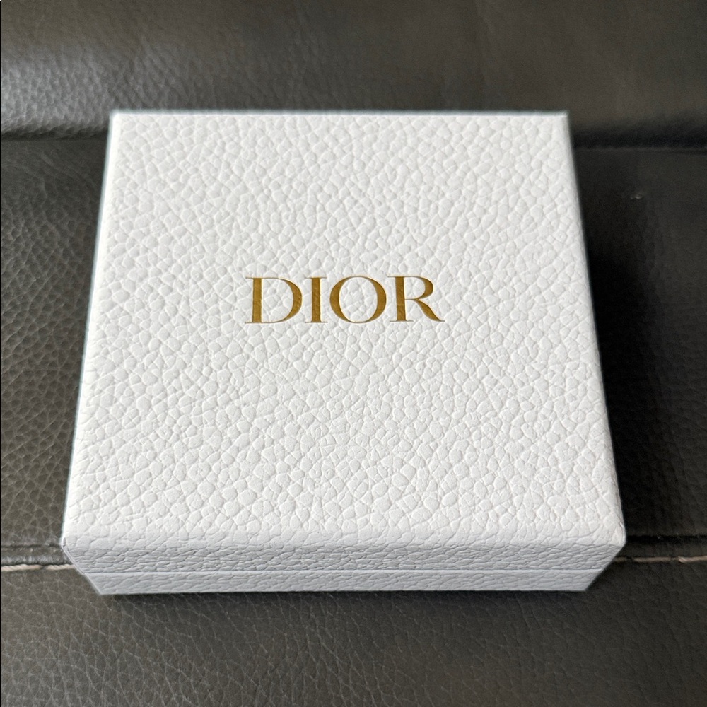Dior White and Gold Signature Box